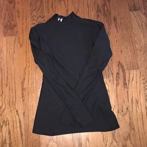Under Armour long sleeve black mock turtleneck